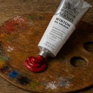WINSOR & NEWTON'S WINTON OIL PAINT, CADMIUM DEEP RED HUE, 200ML