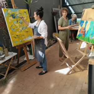 Recovery Art through Oil Painting