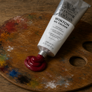 WINSOR & NEWTON'S WINTON OIL PAINT, PERM ALIZARIN CRIMSON, 200 ML