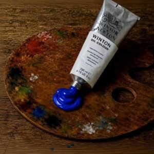 WINSOR & NEWTON'S WINTON OIL PAINT, PTHALO BLUE, 200ML