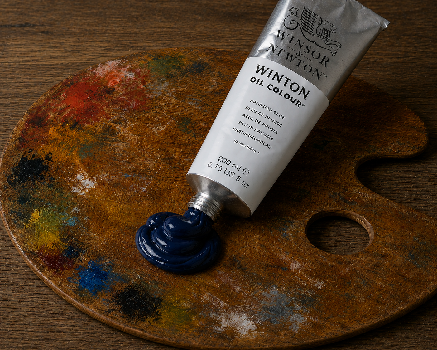 WINSOR & NEWTON'S WINTON OIL PAINT, PRUSSIAN BLUE, 200ML