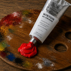 Winsor and Newton Winton Cadmium Red Hue 200ml oil paint tube